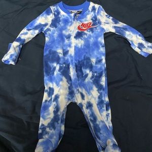 Nike newborn sleeper with fold over cuffs